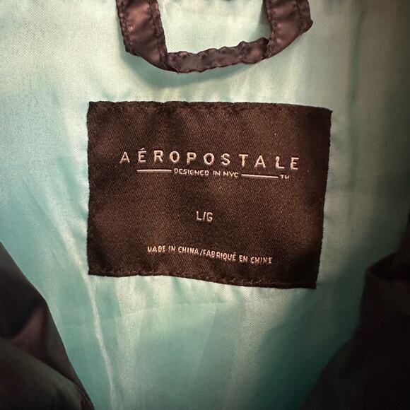 Aeropostale Navy and Teal Outerwear Vest - Picture 2 of 4